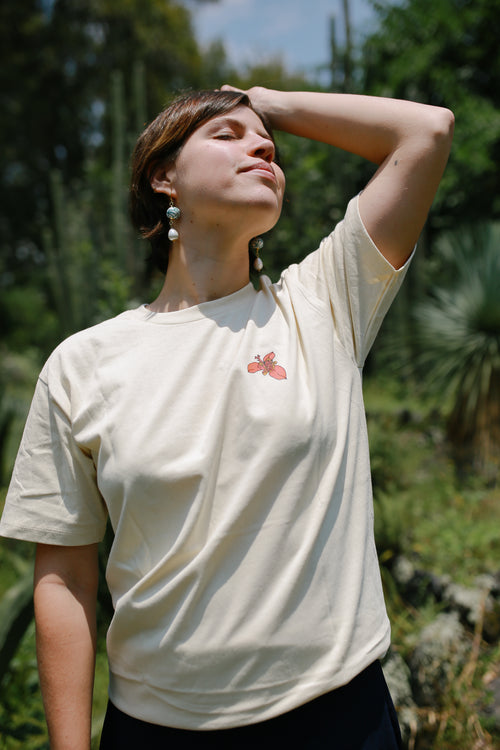 Playera flores