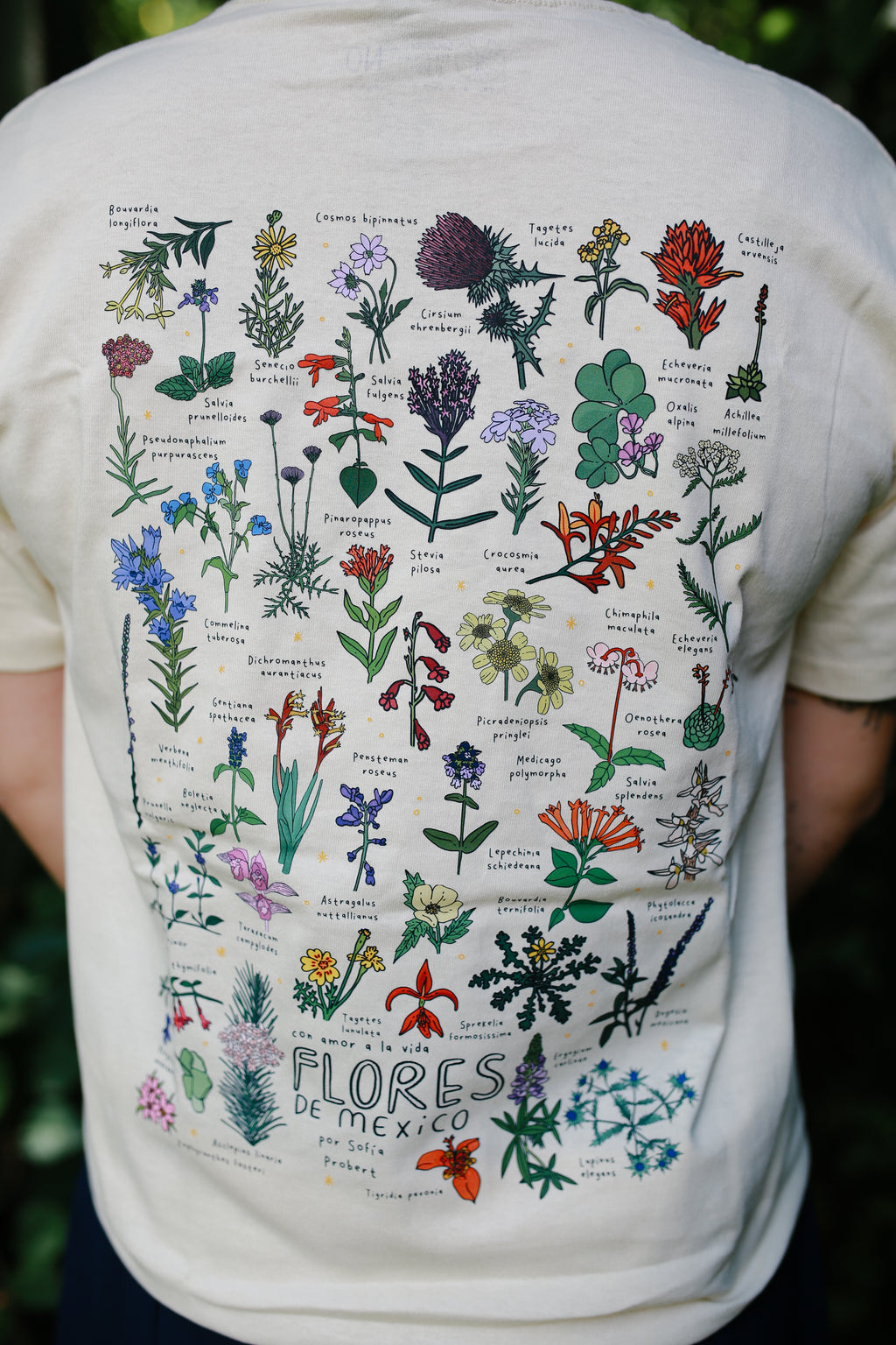 Playera flores