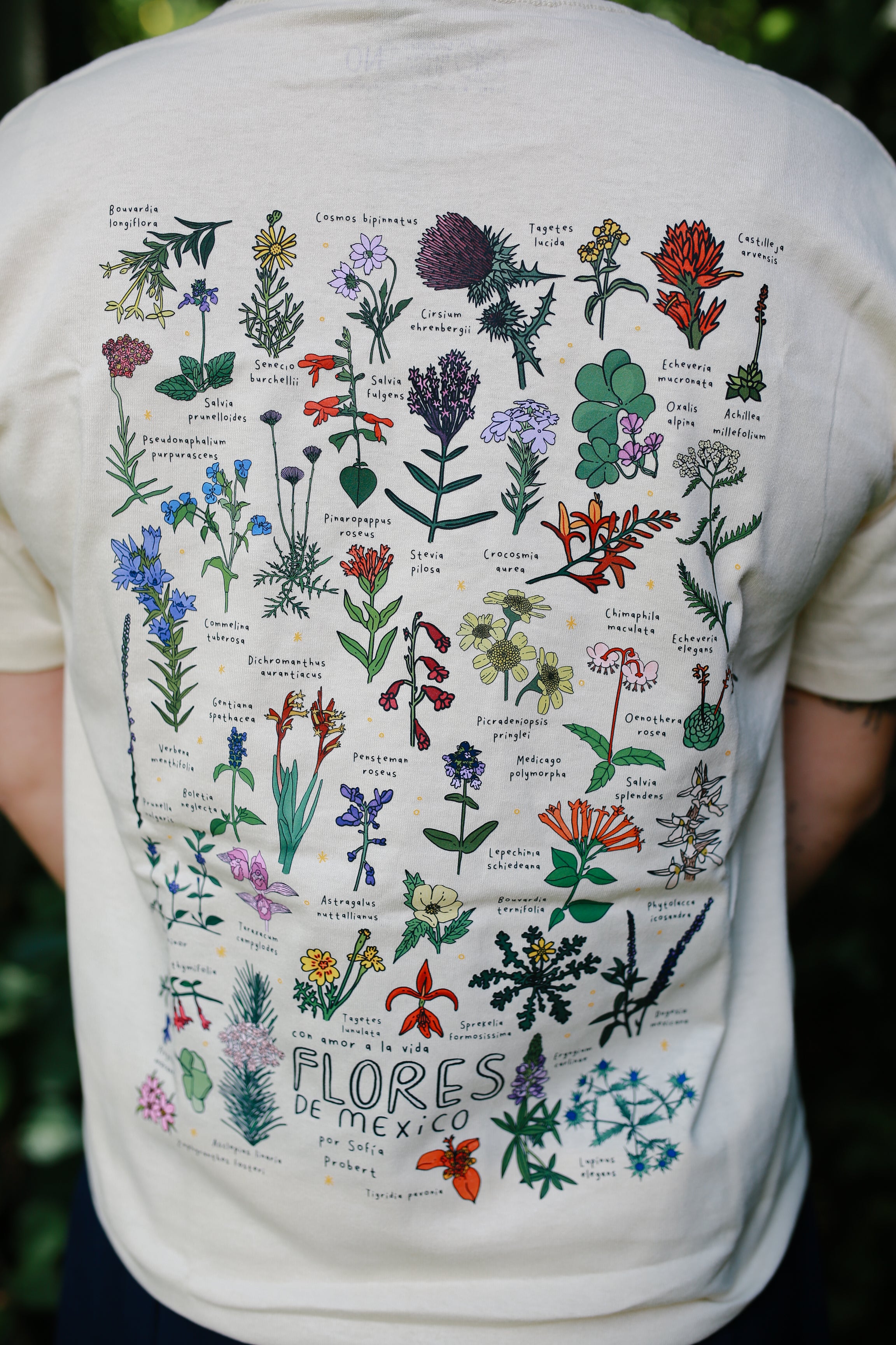 Playera flores