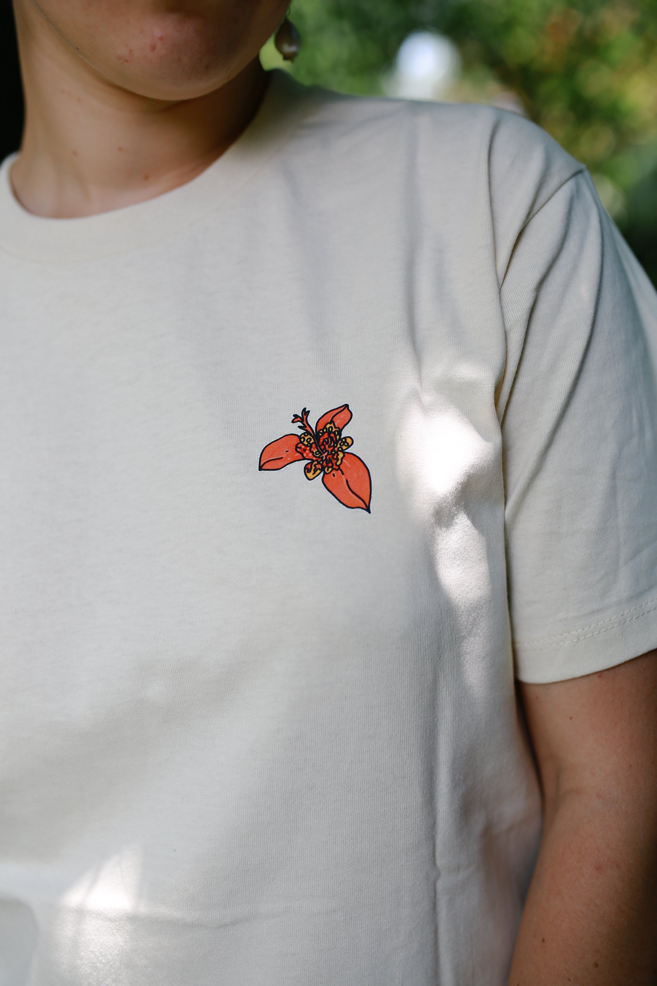 Playera flores