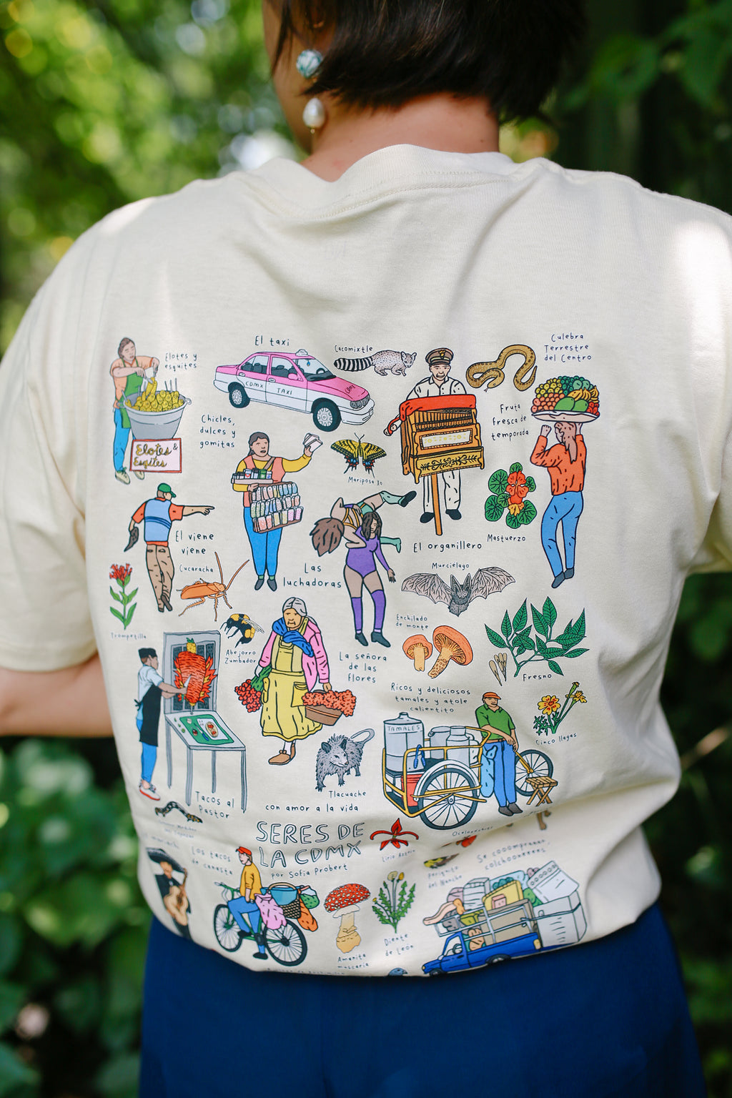 Playera seres de la CDMX