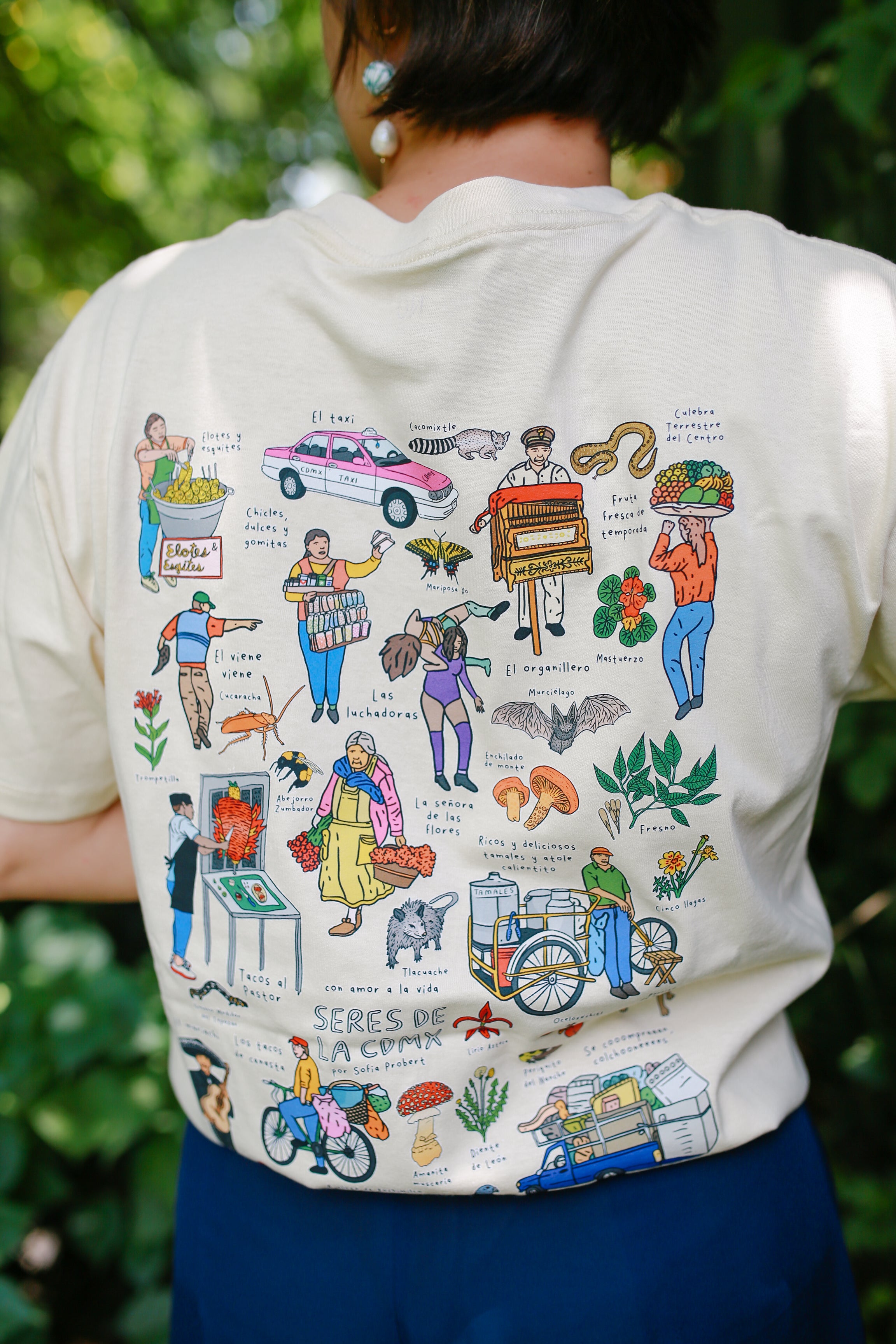 Playera seres de la CDMX