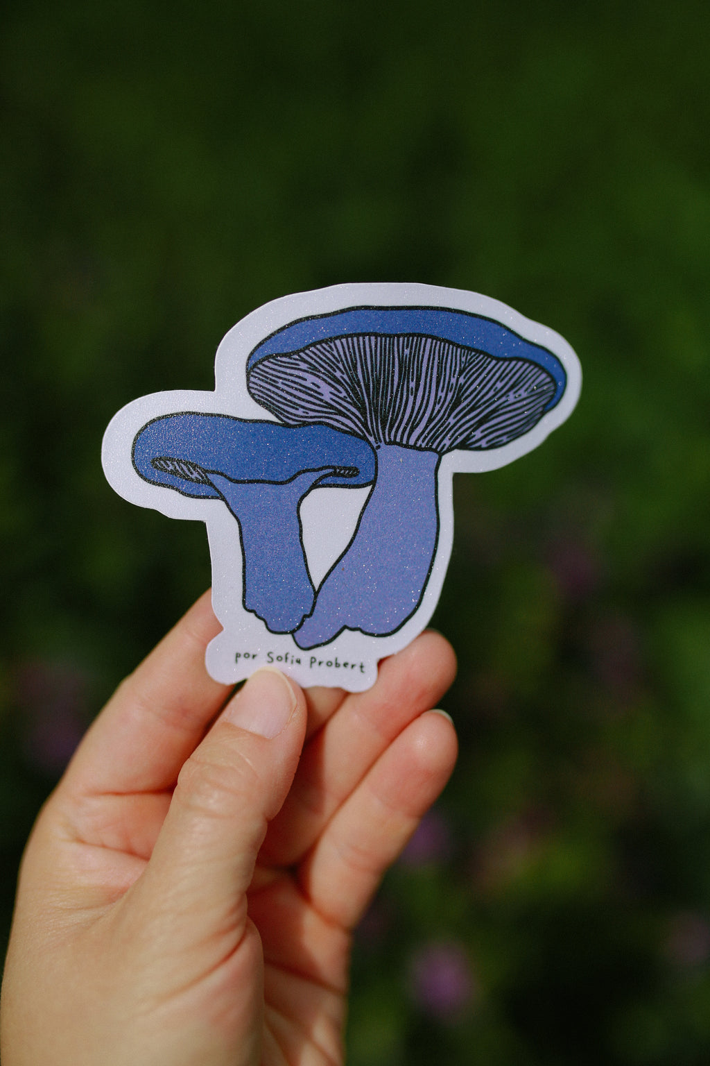 Sticker HONGO AZUL